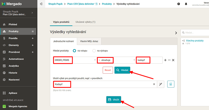 výběr podobné produkty