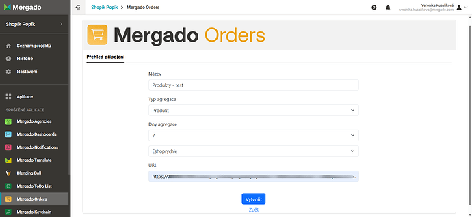 Mergado-Orders produkty