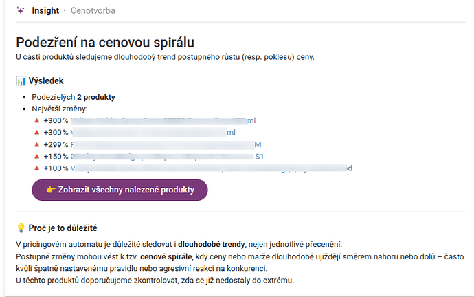 Dejte pozor na potenciální cenové spirály